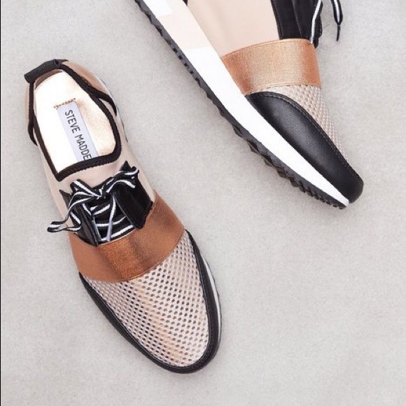 steve madden antics rose gold shoes